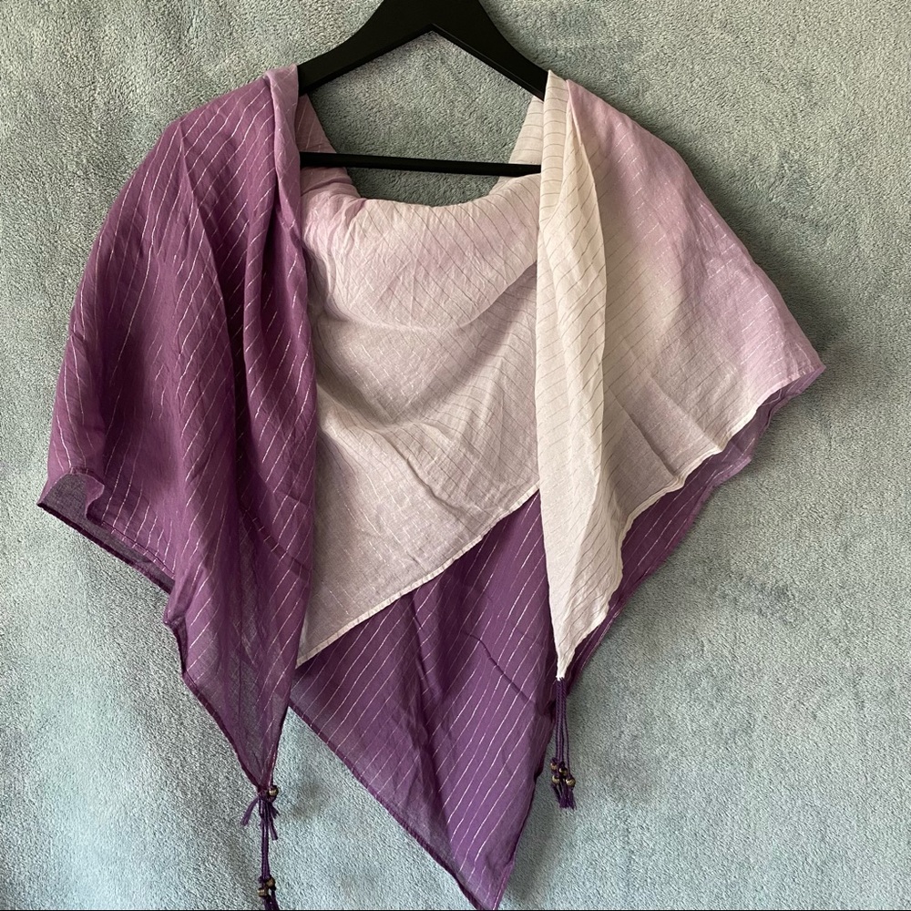 2 for $20 | Purple Ombre Scarf | Size 38x42"